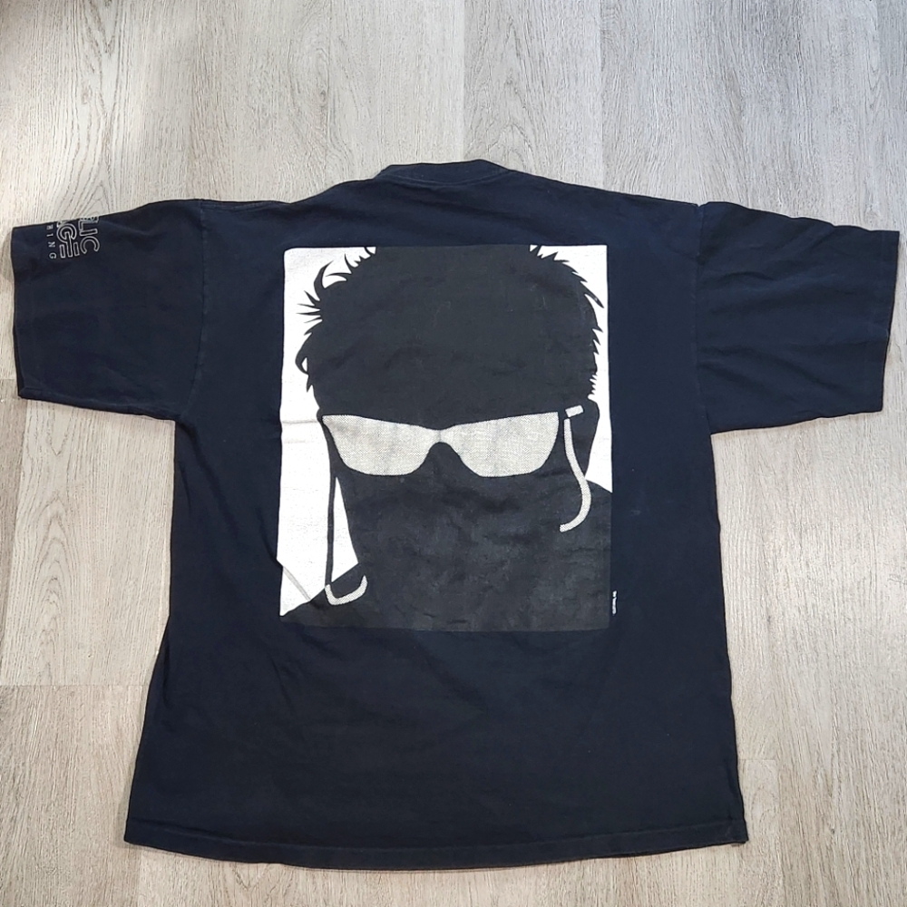 Vintage 90s Public Image Men T-shirt Sz X Large Black Graphic Made In USA